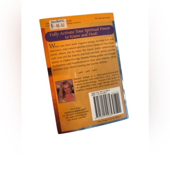 Chakra Clearing by Doreen Virtue OOP HTF soft cover BOOK - Picture 2 of 2